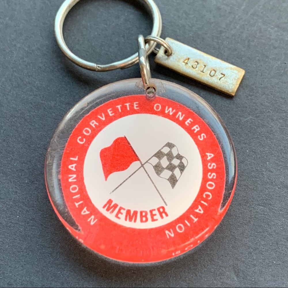 CORVETTE Owners Club🎄Thick Poly Keychain